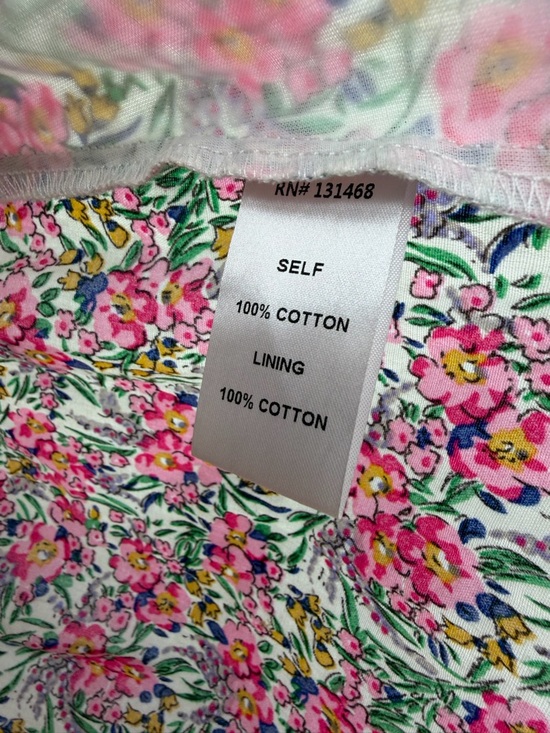Avara Ava Floral Blouse 3/4 sleeved top pink green sz S - Picture 3 of 7